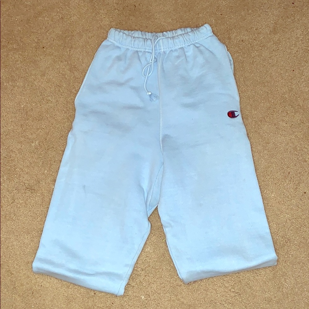 Sky Blue Champion Sweatpants